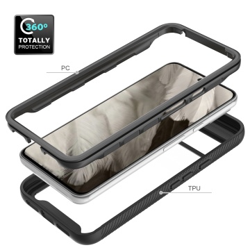 Pachet 360° Husa + folie Google Pixel 8 Techsuit Defense - Negru - Img 3