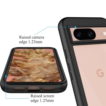 Pachet 360° Husa + folie Google Pixel 8a Techsuit Defense - Negru - Img 3