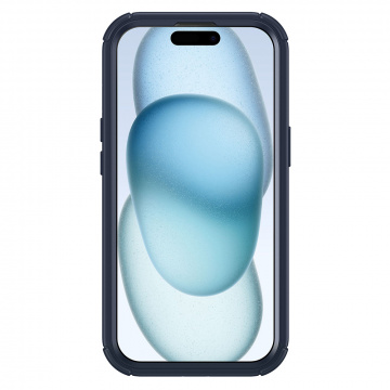 [Pachet 360°] Husa + folie iPhone 15 Plus ESR Armor Tough Kickstand HaloLock, albastru/transparenta (Copy 1) - Img 7