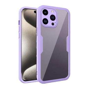 [Pachet 360°] Husa + folie iPhone 15 ProTechsuit ColorVerse, Violet - Img 2