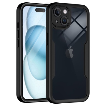 [Pachet 360°] Husa + folie iPhone 15 Techsuit ColorVerse, Negru - Img 1