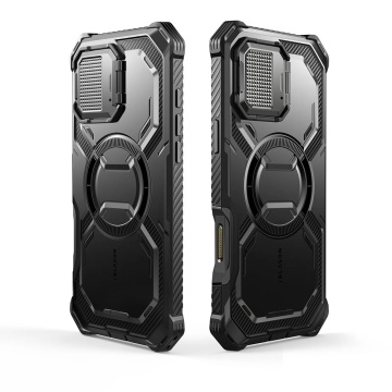 [Pachet 360°] Husa + folie iPhone 16 Pro I-Blason Armorbox - Negru - Img 2