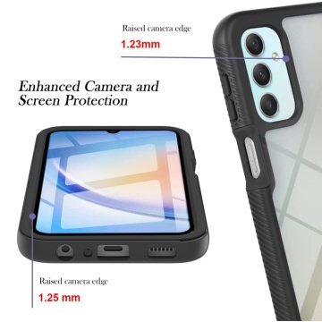 Pachet 360° Husa + folie Samsung Galaxy A24 Techsuit Defense - Negru - Img 3