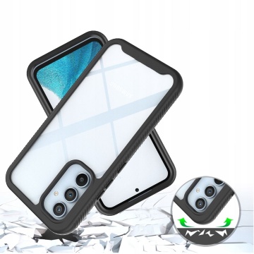 Pachet 360° Husa + folie Samsung Galaxy A34 5G Techsuit Defense - Negru - Img 4