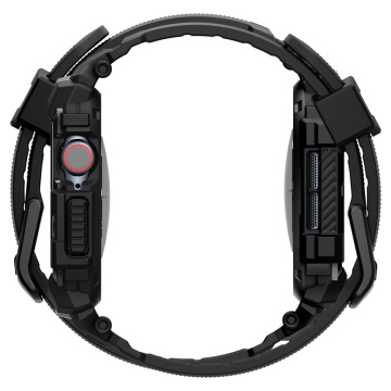 [Pachet husa + curea] Apple Watch 10 42mm Spigen Rugged Armor Pro - Negru - Img 5