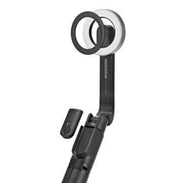 Selfie stick MagSafe Bluetooth cu trepied Spigen S580W - Negru - Img 5