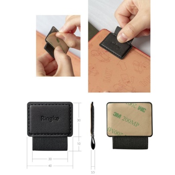 [Set 2x] Suport stylus pen telefon, tableta autoadeziv Ringke, Negru - Img 8