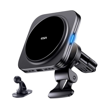 Suport auto telefon incarcare MagSafe Qi2 ESR CryoBoost HaloLock - Negru - Img 1