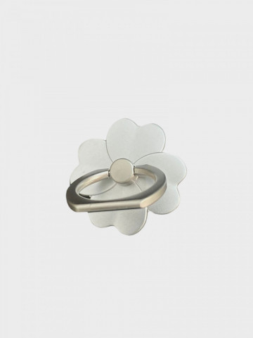 Suport telefon tip inel Clover Gray - Img 1