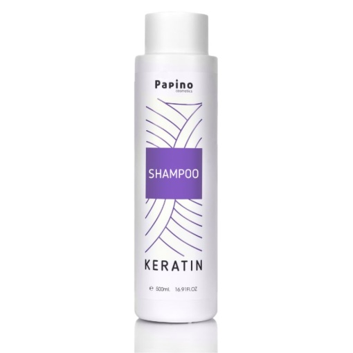 Възстановяващ шампоан с кератин Papino Cosmetics Keratin Shampoo 500ml