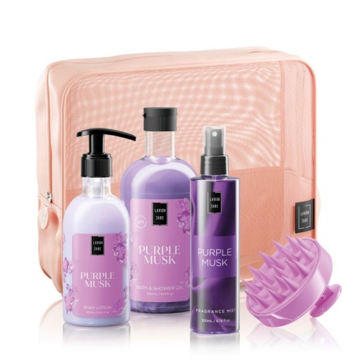 Комплект Lavish Care Purple musk с аромат на лилав мускус + ПОДАРЪК