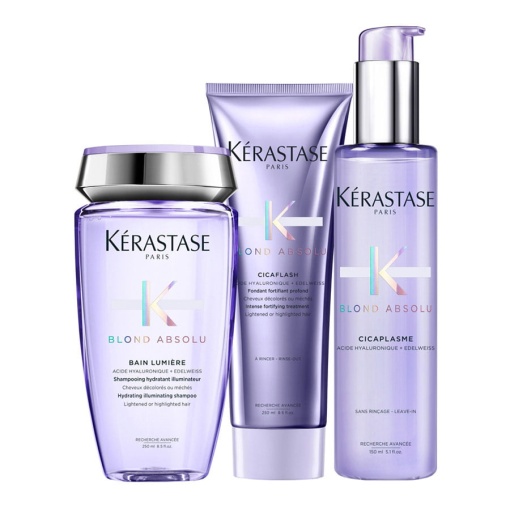 Blond Absolu - комбинация 1 - бъндъл от продукти за изсветлена коса