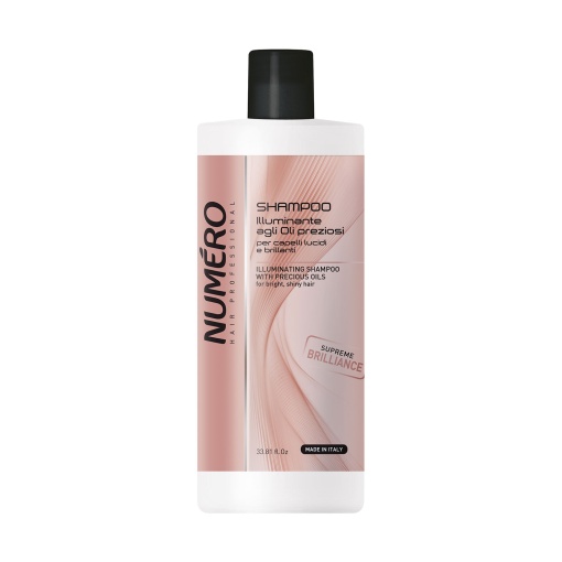 Brelil Numero Iluminating Shampoo Precious Oils - шампоан с ценни масла за изключителен блясък 1000 мл.