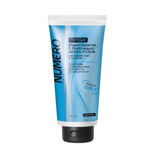 Brelil Numero Elasticizing & Frizz-Free Mask - маска с маслиново масло за къдрави коси 300 мл.