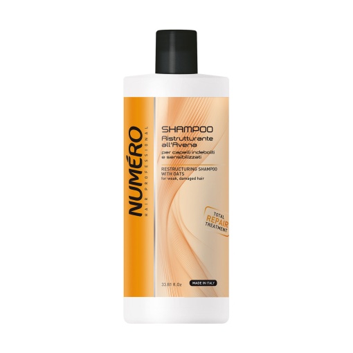 Brelil Numero Restructuring Shampoo - шампоан с овес реструктуриращ 1000 мл.