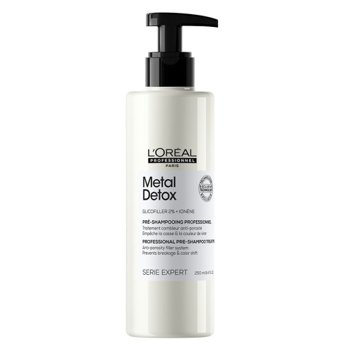 L'Oréal Metal Detox Pre-shampoo - пре-шампоан за третирана и увредена коса