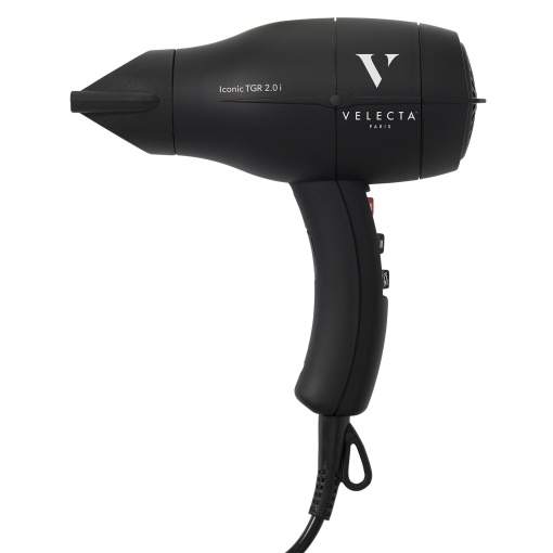 Velecta Paris ICONIC TGR 2.0i - професионален сешоар с голяма мощност - чернo