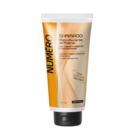 Brelil Numero Restructuring Shampoo - шампоан с овес реструктуриращ 300 мл.