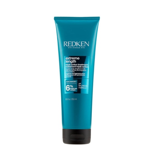 Redken Extreme Length Triple Action Treatment Mask - подхранваща маска за коса
