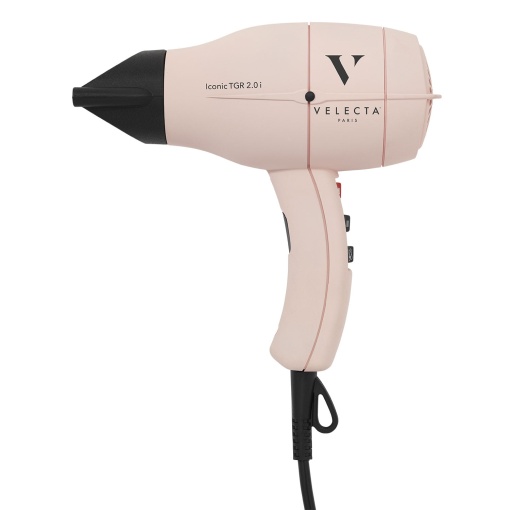 Velecta Paris ICONIC TGR 2.0i - професионален сешоар с голяма мощност - бледорозовo