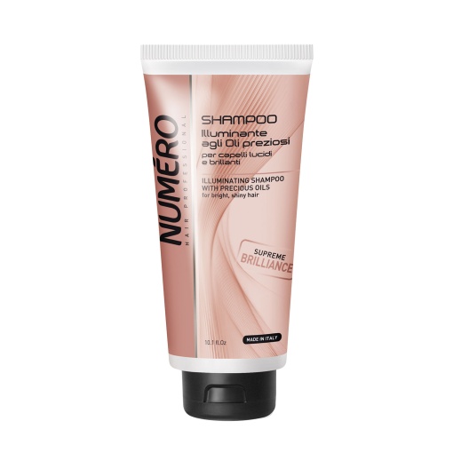 Brelil Numero Iluminating Shampoo Precious Oils - шампоан с ценни масла за изключителен блясък 300 мл.