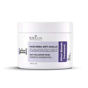 Brelil Anti-Yellow Mask Silver Blonde Маска против жълти отенъци 220мл.