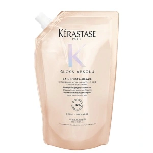 Gloss Absolu Bain Hydra-Glaze Shampoo Refill Пълнител за гланциращ шампоан за дълга и непокорна коса 500 мл + ПОДАРЪК