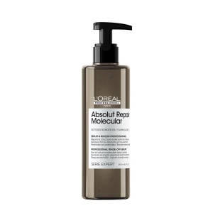L'Oréal Absolut Repair Molecular Rinse-off Serum - серум с изплакване за увредена коса - Img 1