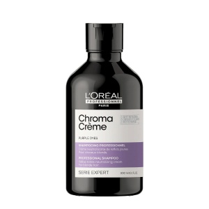 L'Oréal Chroma Crème Purple - неутрализиращ шампоан за руса и платинено руса коса - Img 1