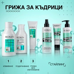 Acidic Bonding Curls Conditioner Възстановяващ балсам за третирани, увредени къдрави коси - Img 6