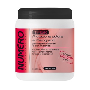Brelil Numero Colour Protection Mask Pomegranate - маска с екстракт от нар за запазване на цвета 1000 мл.