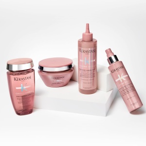Kerastase Chroma Absolu Soin Acide Chroma Gloss - изглаждаща терапия за блясък - флуид за боядисана коса - Img 6
