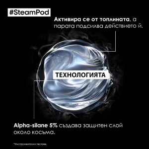 L'Oréal SteamPod Smoothing Treatment - 3-в-1 изглаждаща грижа за коса без изплакване - Img 4