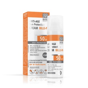 Слънцезащитен крем против бръчки SPF 50 Bile PH