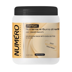 Brelil Numero Nourishing Mask - маска с масло от карите за подхранване на косата 1000 мл.