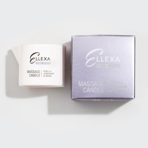 ELLEXA FLORAL WHISPER Масажна свещ – ванилия, жасмин, бадем