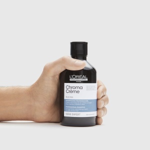 L'Oréal Chroma Crème Blue - неутрализиращ шампоан за кестенява коса - Img 7