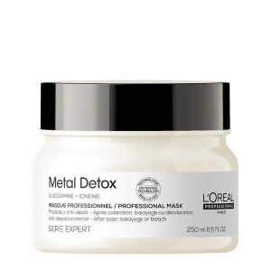 L'Oréal Metal Detox Anti-deposit Protector Mask - предпазваща маска за коса - Img 1