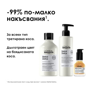 L'Oréal Metal Detox Pre-shampoo - пре-шампоан за третирана и увредена коса - Img 8
