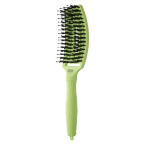 Olivia Garden FINGER BRUSH - професионална четка за коса - светлозелено - Img 2