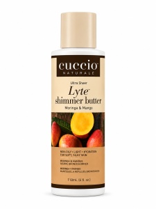 Леко масло с блестящи частици Cuccio Butter Moringa & Mango 118 мл.