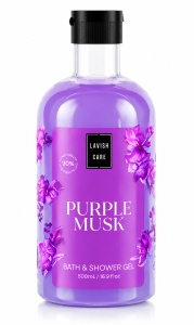 Lavish Care Душ гел с аромат на лилав мускус