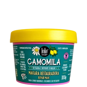 LOLA Маска с лайка за блясък на руса коса 100 г. Camomila Mask