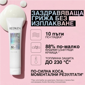 Redken Acidic Bonding Concentrate Leave-In Treatment - крем за увредена коса - Img 3