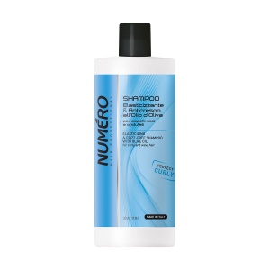 Brelil Numero Elasticizing & Frizz-Free Shampoo - шампоан с маслиново масло за къдрави коси 1000 мл.