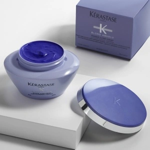 Kerastase Blond Absolu Masque Ultra-Violet Mask - подхранваща маска за руса коса против нежелани оттенъци - Img 5
