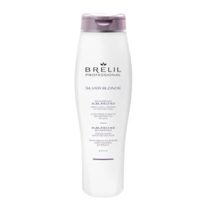 Анти- жълт шампоан за руса коса Brelil Silver Blonde Shampoo for Blondes