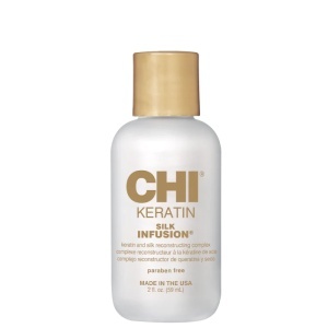 Кератинов копринен серум за възстановяване на изтощена коса CHI Keratin Silk Infusion 59 мл.