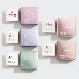 ELLEXA – Комплект от 5 бр. масажни свещи – SWEETY, FLORAL WHISPER, PURE PROTECTION, COZY GINGER HUG, FEMININE ESCAPE
