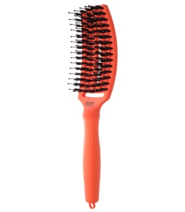 Olivia Garden FINGER BRUSH - професионална четка за коса - тъмнооранжево - Img 2
